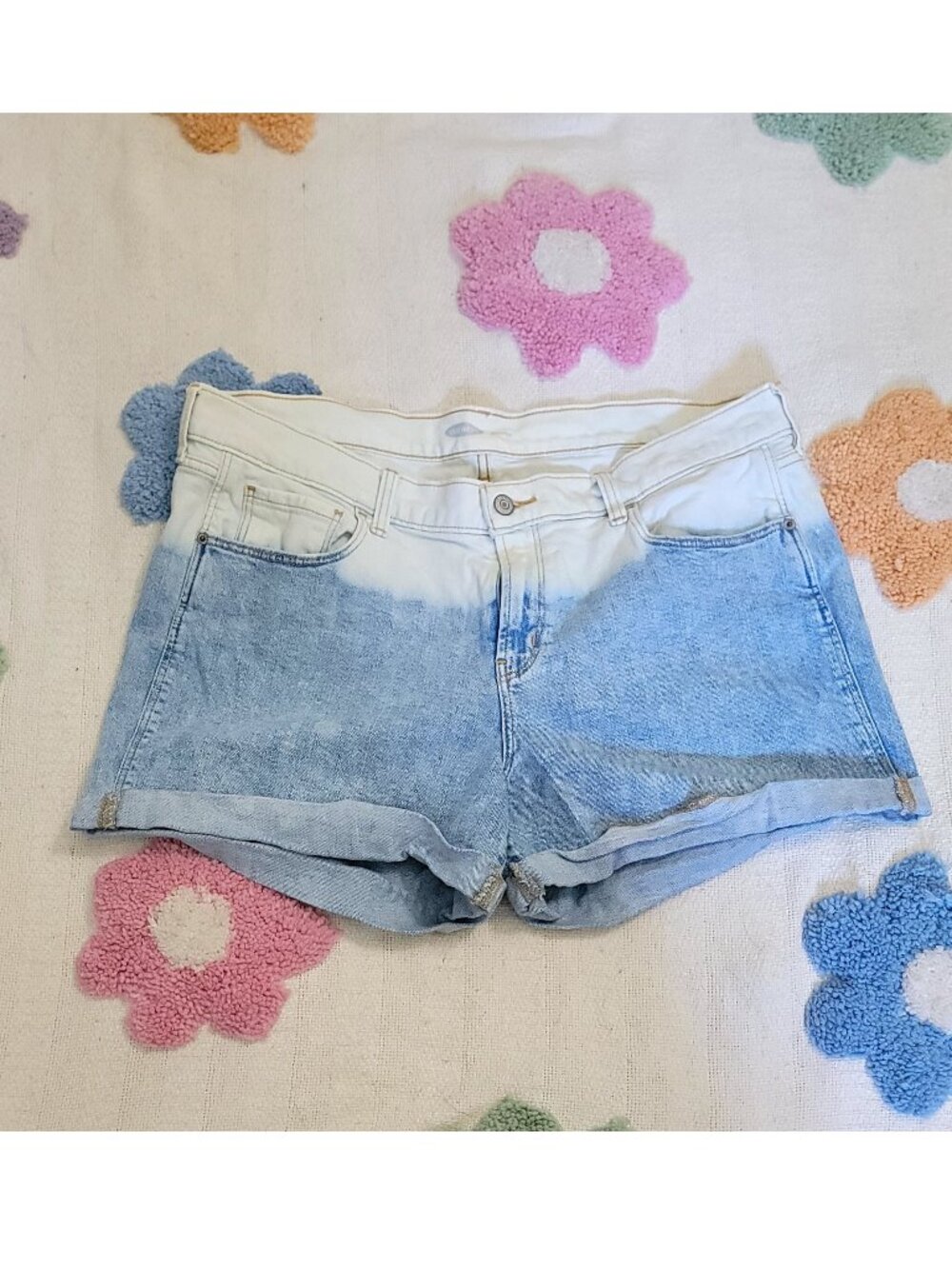 Old Navy Split Dye Jean Shorts